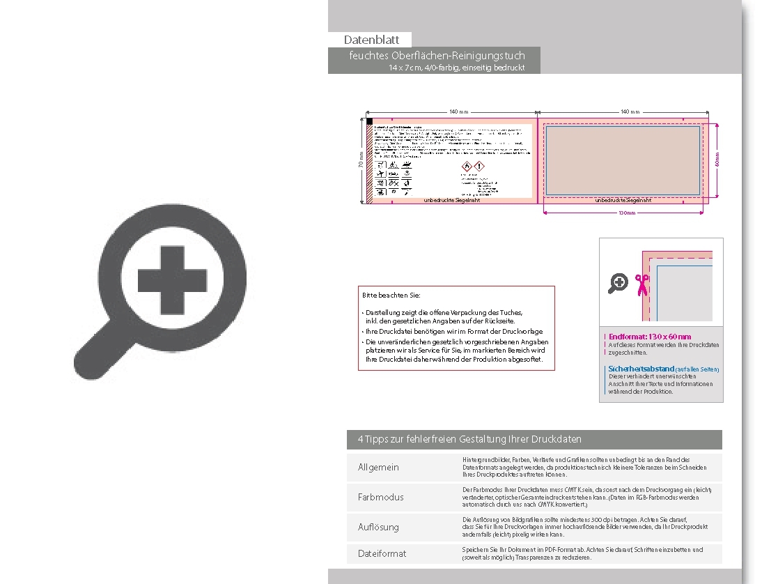 Product Bild feuchtes_oberfl__chen-reinigungstuch__14_x_7_cm__4_0-farbig_einseitig_bedruckt