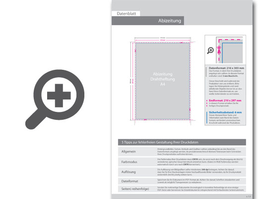 Product Bild abizeitung_mit_drahtheftung__endformat_din_a4__96-seitig