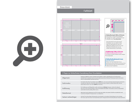 Product Bild hochglanz-uv-lack_faltblatt__gefalzt_auf_din_lang__vertikaler_doppelparallelfalz__8-seitig