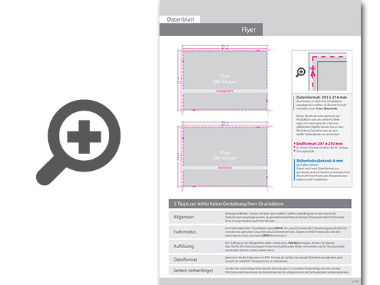 Product Bild flyer_din_a4_quer_(29_7_cm_x_21_0_cm)__beidseitig_bedruckt
